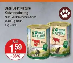 V Markt Cats best nature katzennahrung Angebot