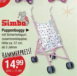 V Markt Simba puppenbuggy Angebot