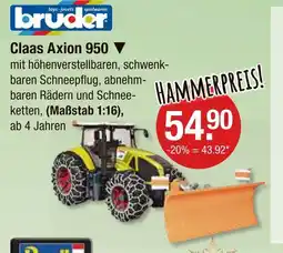 V Markt Bruder claas axion 950 Angebot