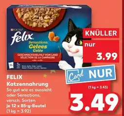 Kaufland Felix sensations gelees katzennahrung Angebot