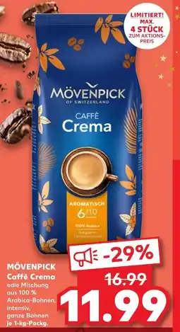Kaufland Mövenpick caffè crema Angebot