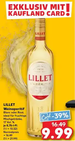 Kaufland Lillet weinaperitif blanc oder rosé Angebot