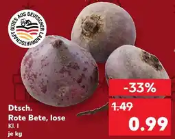 Kaufland Dtsch. rote bete, lose Angebot
