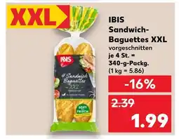 Kaufland Ibis sandwich-baguettes xxl Angebot