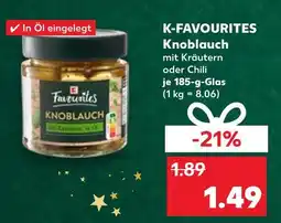 Kaufland K-favourites knoblauch Angebot