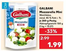 Kaufland Galbani mozzarella mini Angebot
