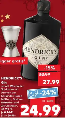 Kaufland Hendrick's gin Angebot