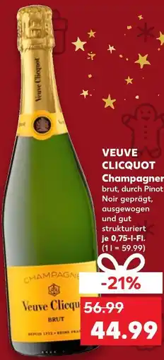 Kaufland Veuve clicquot champagner brut Angebot
