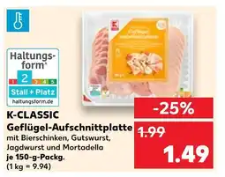 Kaufland K-classic geflügel-aufschnittplatte Angebot