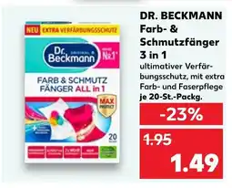 Kaufland Dr. beckmann farb- & schmutzfänger 3 in 1 Angebot