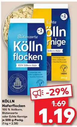 Kaufland Kölln blütenzarte haferflocken Angebot
