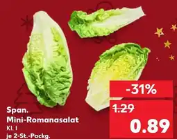 Kaufland Span. mini-romanasalat Angebot