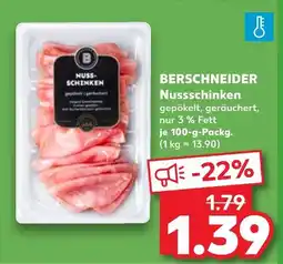 Kaufland Berschneider nussschinken Angebot