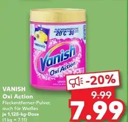 Kaufland Vanish oxi action Angebot