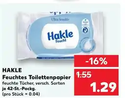 Kaufland Hakle feuchtes toilettenpapier Angebot
