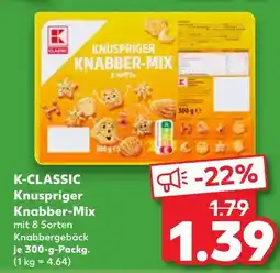 Kaufland K-classic knuspriger knabber-mix Angebot