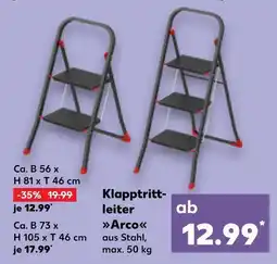 Kaufland Klapptrittleiter arco Angebot