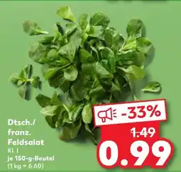 Kaufland Dtsch./franz. feldsalat Angebot