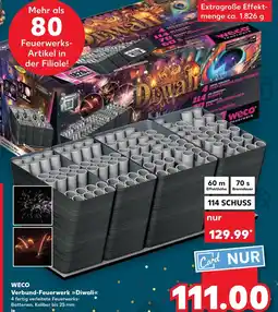 Kaufland Weco verbund-feuerwerk diwali Angebot