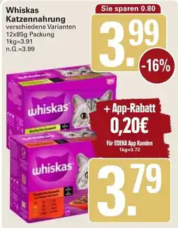 WEZ Whiskas Katzennahrung Angebot