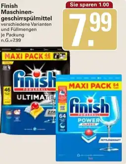 WEZ Finish Maschinengeschirrspülmittel Angebot