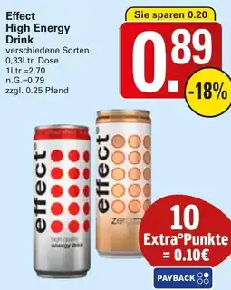 WEZ Effect High Energy Drink Angebot