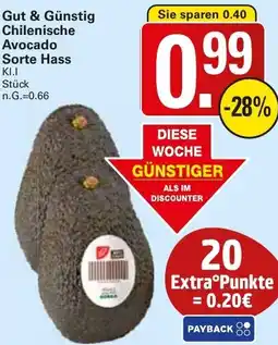 WEZ Gut & Günstig Chilenische Avocado Sorte Hass Angebot