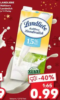 Kaufland LANDLIEBE Haltbare Landmilch Angebot
