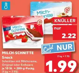 Kaufland MILCH-SCHNITTE Snack Angebot