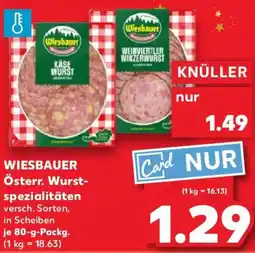 Kaufland WIESBAUER Österr. Wurstspezialitäten Angebot