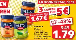 Kaufland BARILLA Pesto Angebot