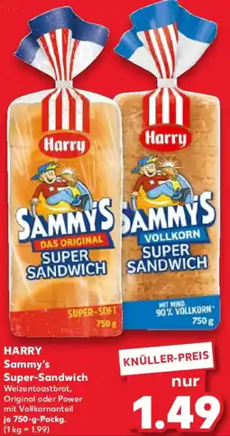 Kaufland HARRY Sammy's Super-Sandwich Angebot