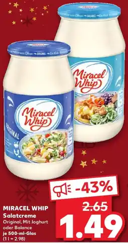 Kaufland MIRACEL WHIP Salatcreme Angebot