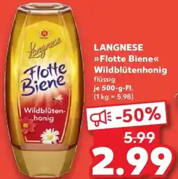 Kaufland LANGNESE Flotte Biene Wildblütenhonig Angebot