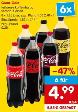 Netto Getränke Discount Coca-Cola Angebot