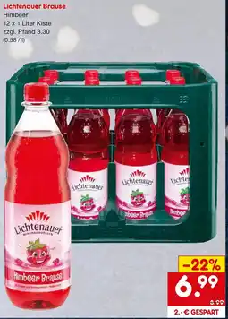 Netto Getränke Discount Lichtenauer Brause Angebot