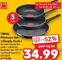 Kaufland TEFAL Pfannen-Set Simple Cook Angebot