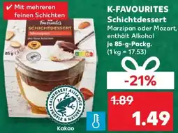 Kaufland K-FAVOURITES Schichtdessert Angebot