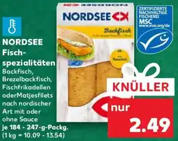 Kaufland NORDSEE Fischspezialitäten Angebot