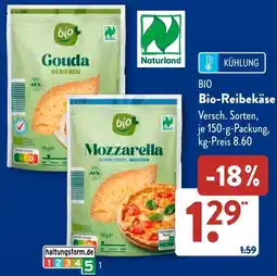 Aldi Süd BIO Bio-Reibekäse Angebot