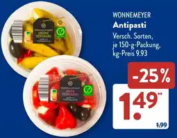 Aldi Süd WONNEMEYER Antipasti Angebot
