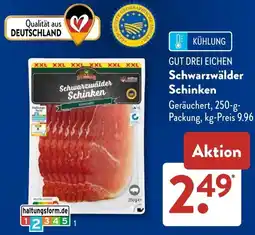 Aldi Süd GUT DREI EICHEN Schwarzwälder Schinken Angebot
