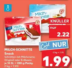 Kaufland Milch-schnitte original Angebot