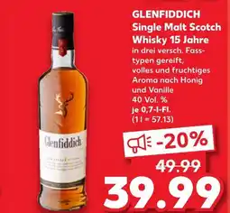 Kaufland Glenfiddich single malt scotch whisky 15 jahre Angebot