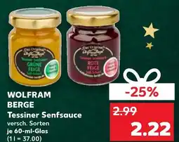 Kaufland Wolfram berge grüne feige Angebot