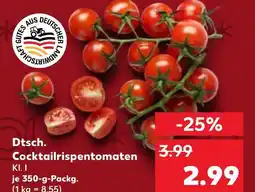 Kaufland Dtsch. cocktailrispentomaten Angebot