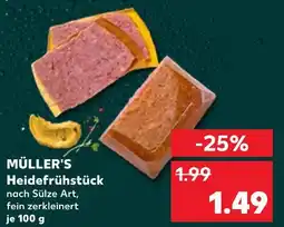 Kaufland Müller's heidefrühstück Angebot