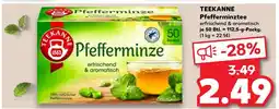 Kaufland Teekanne pfefferminztee Angebot
