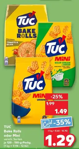 Kaufland Tuc bake rolls Angebot