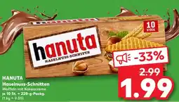 Kaufland Hanuta haselnuss-schnitten Angebot